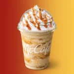 Caramel Apple Frappe with Whipped Cream Drizzle, McCafe