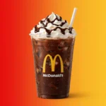 Iced Mocha with Whipped Cream and Chocolate Drizzle, McCafe