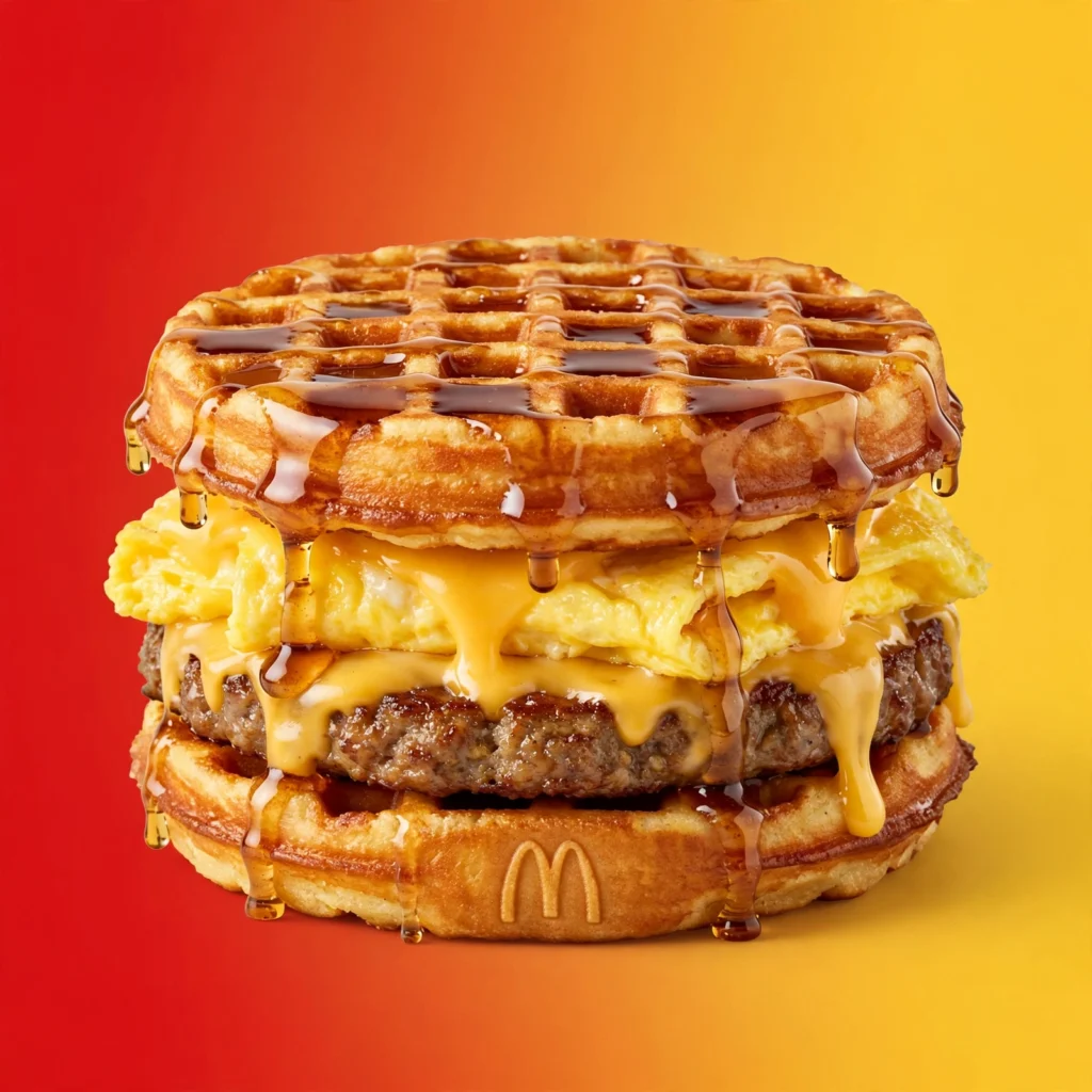 Mcdonald's Susage, Egg and Chese McGriddles