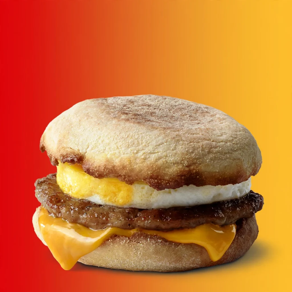 Mcdonald's breakfast item called Sausage McMuffin