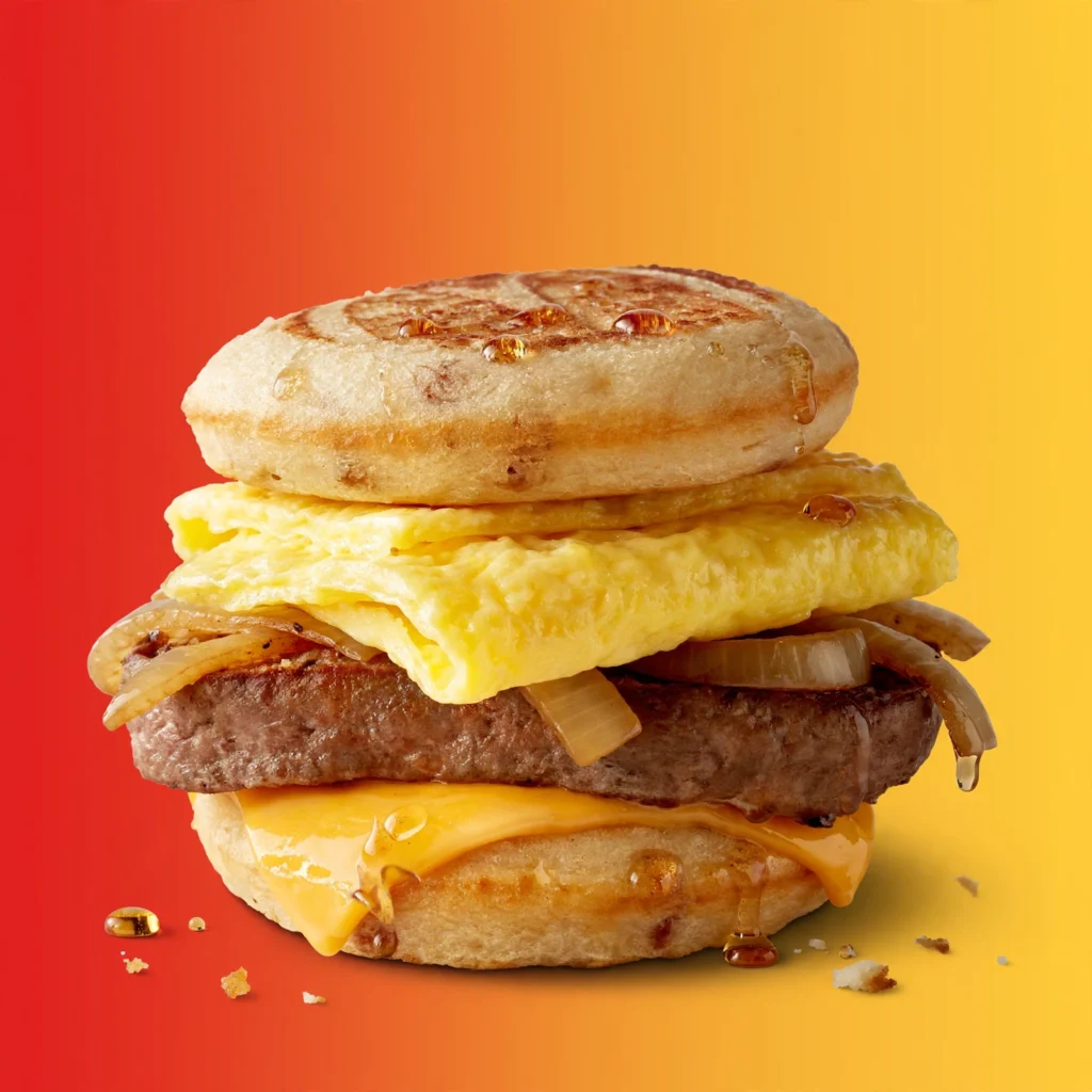 Mcdonald's Steak, Egg and Cheese McGriddles